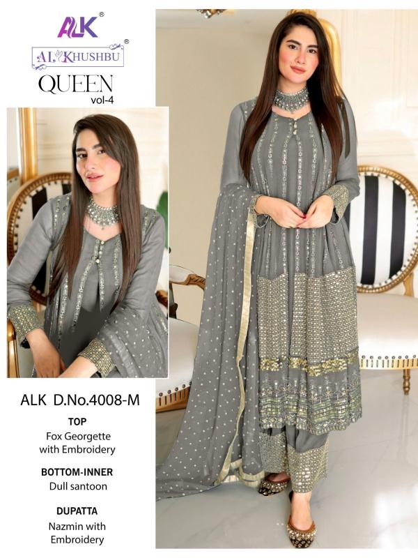 Alk Khushbu Queen Vol 4 Designer Pakistani Suit Collection